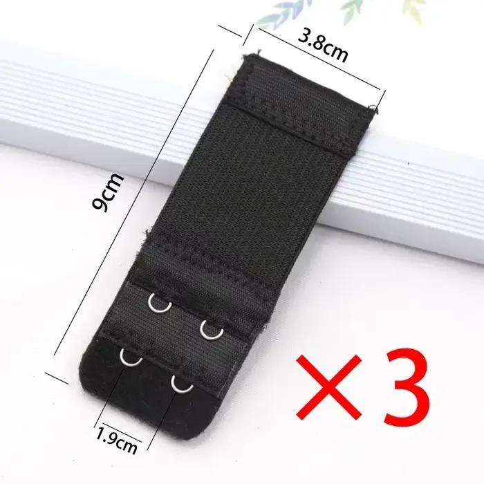 Extension de soutien-gorge élastique pour femmes, 3 pièces, sangle d'extension, crochet, Clip, boucle de ceinture réglable, accessoires intimes, nouvelle collection
