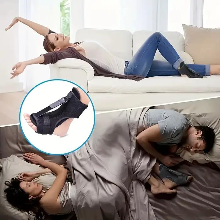 Attelle de nuit réglable pour fasciite plantaire, 1 pièce, orthèse de chute de pied, attelle de soutien, attelle de nuit, soulagement de la douleur