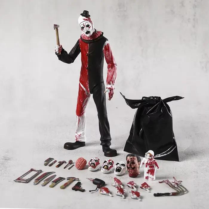 Figurine de collection Reel Terrifier Ultimate Art The Clown Blood Soaked Ver, modèle de décoration
