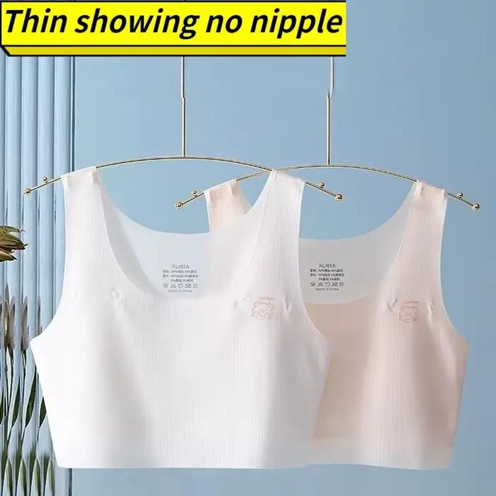 Soutien-gorge 2026 pour adolescentes, nouveau soutien-gorge de développement pour jeunes filles, sans armatures, brassière de sport pour filles, couleur unie, soutien-gorge d'entraînement