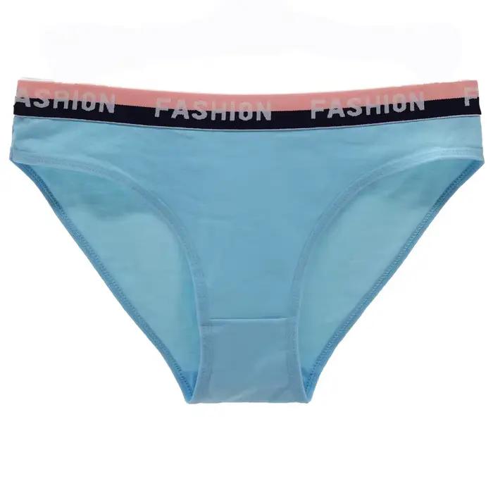 Culotte Sexy en Coton pour Femme, Sous-Vêtement Solide, Lingerie Intime, 10 Pièces/Ensemble