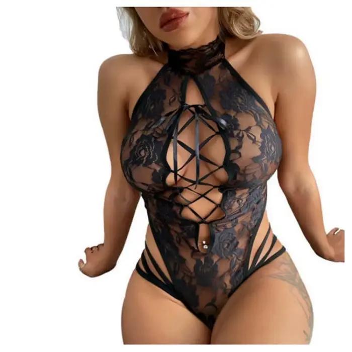 Ensemble de lingerie sexy pour femmes, costumes exotiques, lenceria sensual mujer, robe de nuit en dentelle, tenue de nuit, jupe pour le sexe