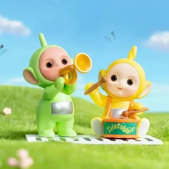 POP MART Teletubbies série compagnon boîte aveugle devinez sac boîte mystère jouets poupée mignon Anime Figure ornements cadeau