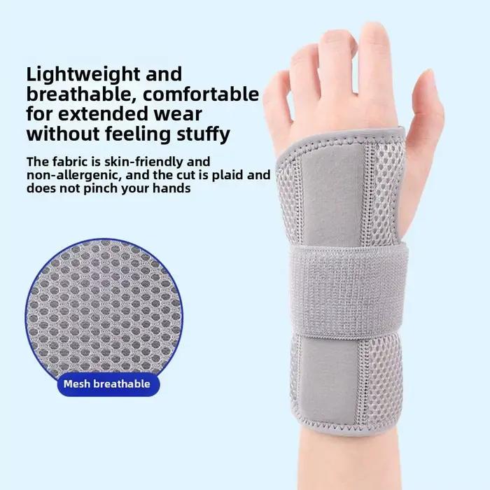 Attelle de nuit réglable pour le poignet, soulagement de la douleur du canal carpien, supports respirants pour le sommeil, tendinite, arthrite