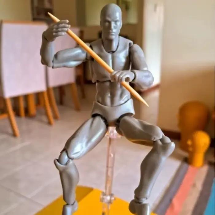 13cm croquis dessiner mâle femelle corps mobile Kun corps Chan douleur articulaire Anime Figure Shf figurine jouet modèle dessiner Mannequin cadeaux