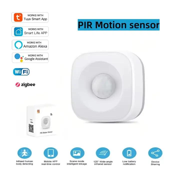 Tuyai – capteur de mouvement PIR sans fil, détecteur de mouvement infrarouge du corps humain, alarme de sécurité domestique, Compatible avec l'application Smart Life