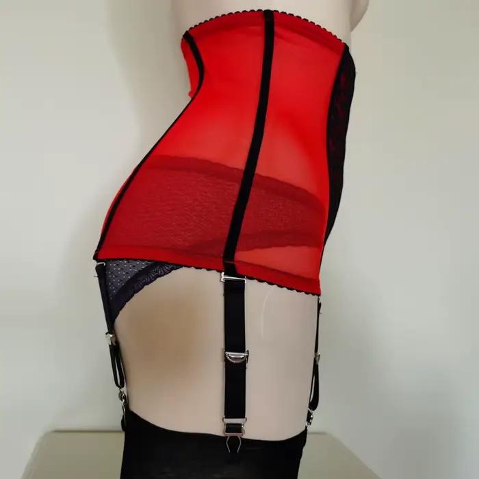 Porte-jarretelles Sexy pour femmes, taille haute, ceinture à bretelles, Lingerie exotique, jarretelles pour bas, collants