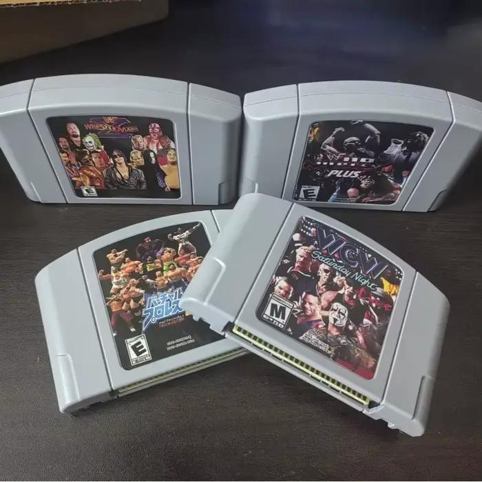 Cassette de jeu N64, version américaine, WrestleMania X, WCW Saturday Night, World Tour, cassette de jeu anglaise 64 bits, cadeaux jouets