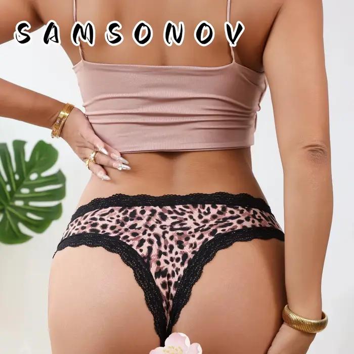 Culottes pour femmes, string léopard tendance, sous-vêtements sans couture pour femme, lingerie sexy, doux, confortable, respirant, string féminin, T-back sexy
