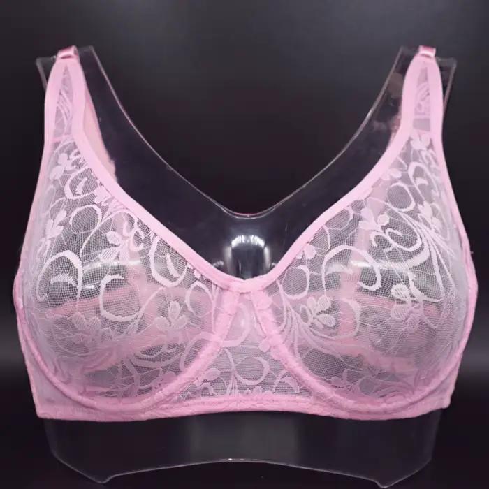 Soutien-gorge à armatures en dentelle pour femmes, sous-vêtements féminins, bralette transparente, lingerie sexy, taille Y, brassière A B C D esse Cup