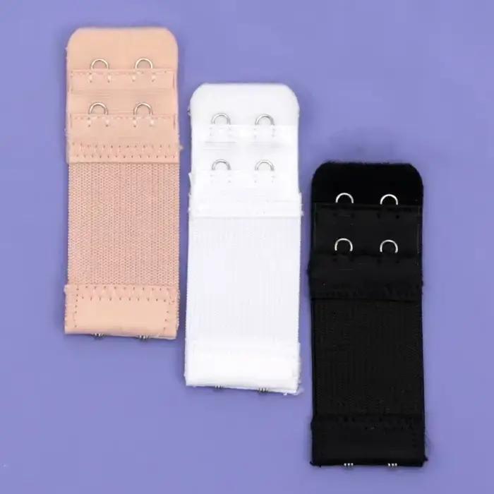 Extension de soutien-gorge élastique pour femmes, 3 pièces, sangle d'extension, crochet, Clip, boucle de ceinture réglable, accessoires intimes, nouvelle collection