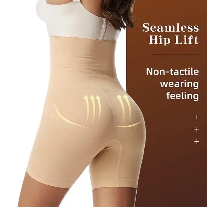 Sous-vêtements pour femmes taille haute façonnant culotte Boyshort contrôle du ventre bout à bout levage minceur Shorts Shapewear sans couture Shaper